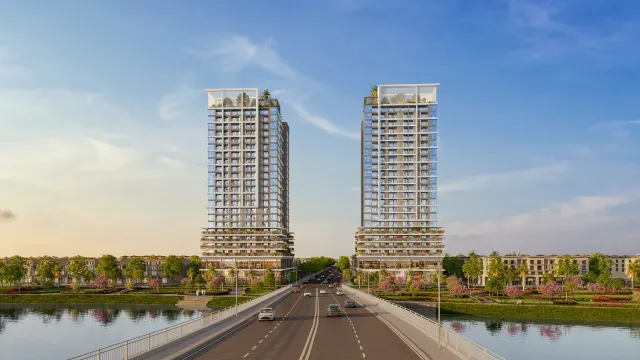 Cầu đi bộ kết nối tiện ích
