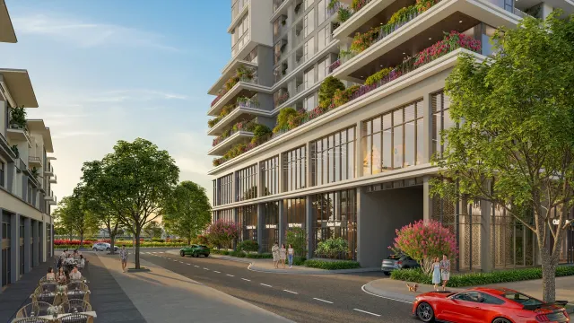 Shophouse phố thương mại khối đế