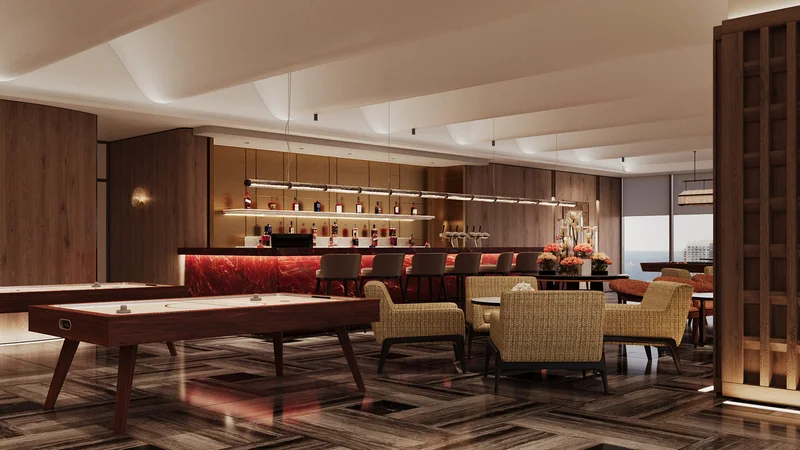 Sky Bar & Cigar Lounge tầng 20